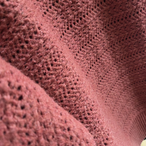 Denver Hayes Dusty Rose Crew Neck Sweater Womens XL 26in P2P - Picture 4 of 5